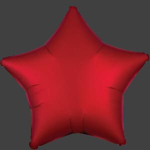 Single Anagram Sangria Satin Star 19"