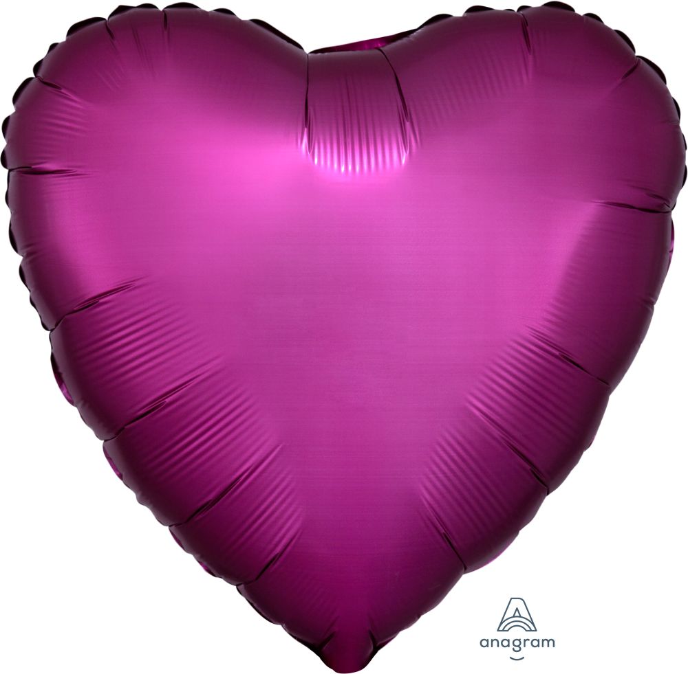18" Anagram Satin Luxe Heart