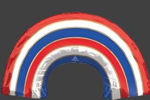 Single Anagram Patriotic Rainbow