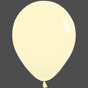 Sempertex Pastel Matte Yellow By The Bag